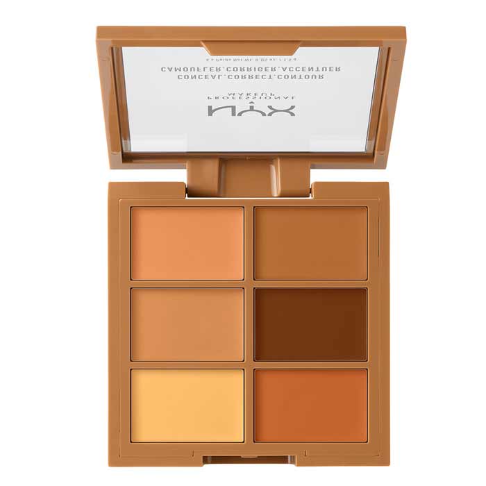 NYX PROF. MAKEUP 3C Palette Conceal Correct Contour Deep