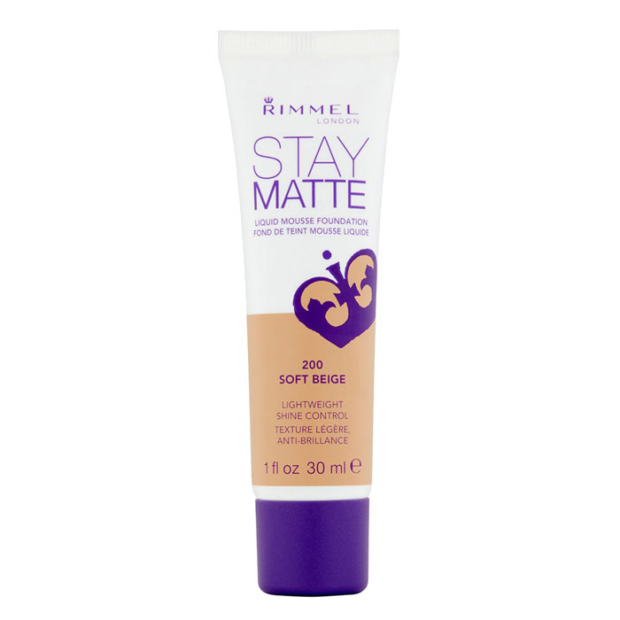 Rimmel Stay Matte Foundation 200 Soft Beige 30ml